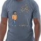 Sloth T-Shirt - An Autumnal Walk in Blue